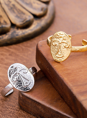 欧美高级感钛钢十字架戒指