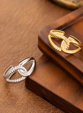 艾芙乐s925纯银简约金属感水滴