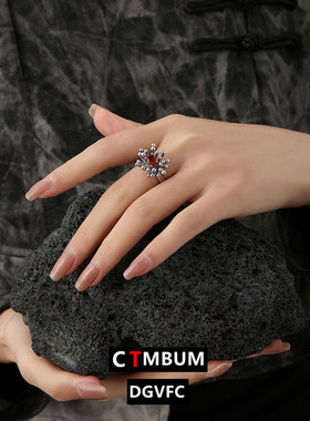 新款镶钻不规则戒指女简约时尚日韩食指戒甜酷风个性手饰