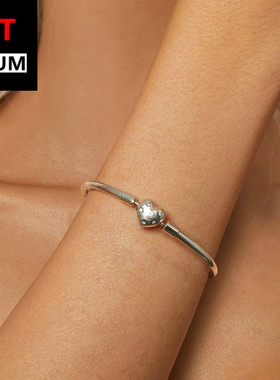 简约星辰爱心基础手链s925纯银