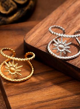 高级感钛钢不掉色轻奢戒指