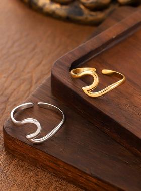 欧美不锈钢异形钛钢戒指