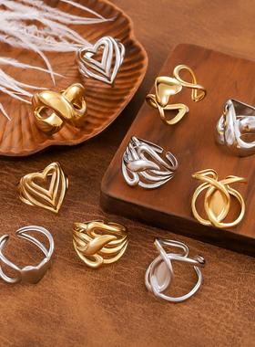 艾芙乐纯银s925简约锆石戒指滴油