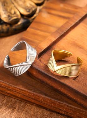 艾芙乐欧美流行金色蝴蝶S925纯银