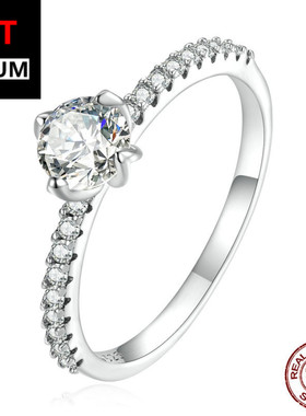亚马逊货源原创纯银S925锆石戒指