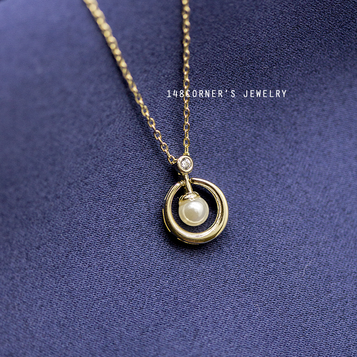 韩国气质简约优雅唯美925银珍珠