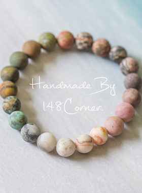 宇宙太阳系星球天然石情侣手链