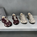 欧洲站女2025秋新款欧货真皮系带厚底八爪鱼老爹鞋时尚休闲运动鞋