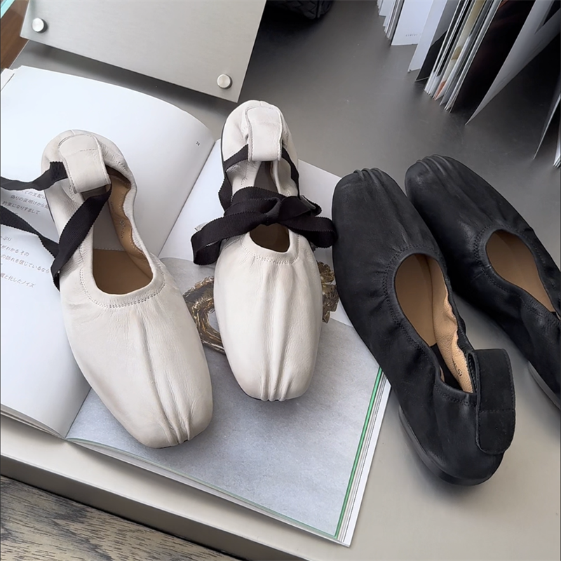 WM6女鞋2026春新款欧货真皮方头平底浅口单鞋懒人奶奶鞋玛丽珍鞋,女鞋,浅口单鞋,淘宝优惠券,粉丝福利购,淘宝优惠卷