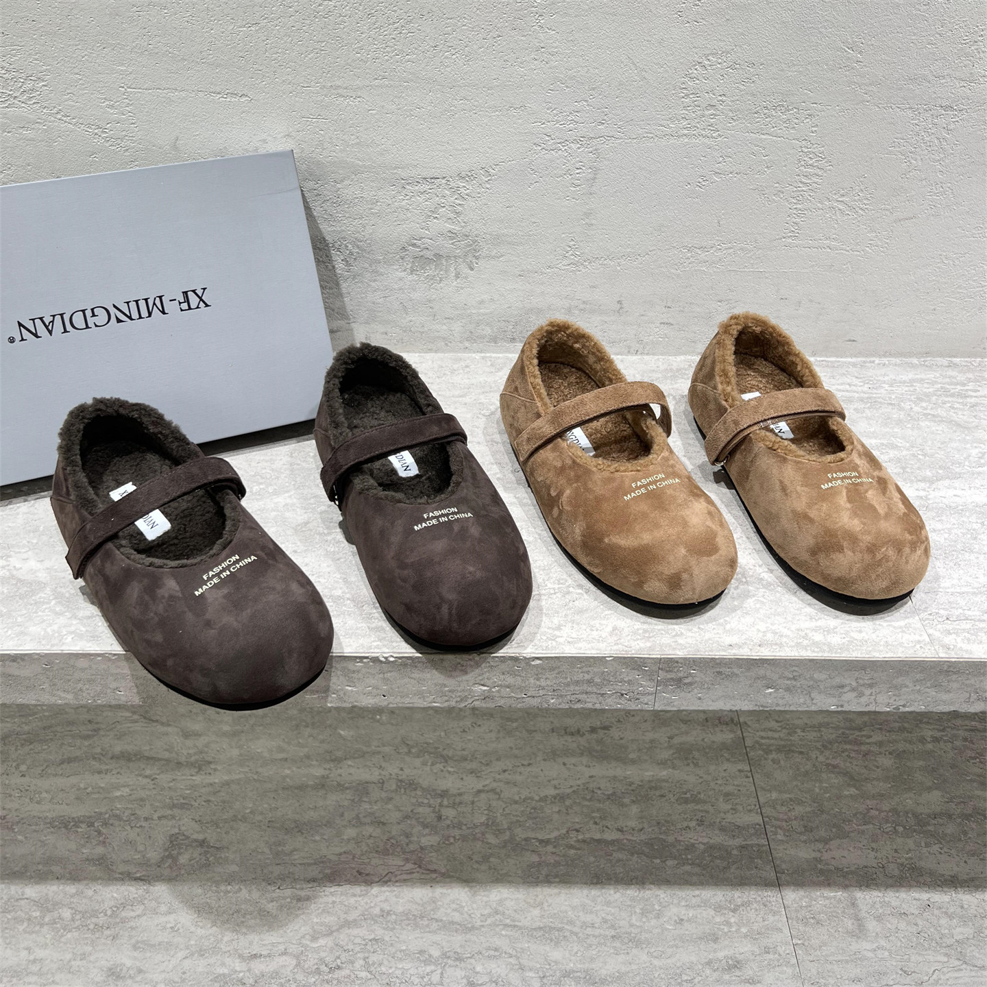 真皮羊毛保暖内增高玛丽珍鞋单鞋