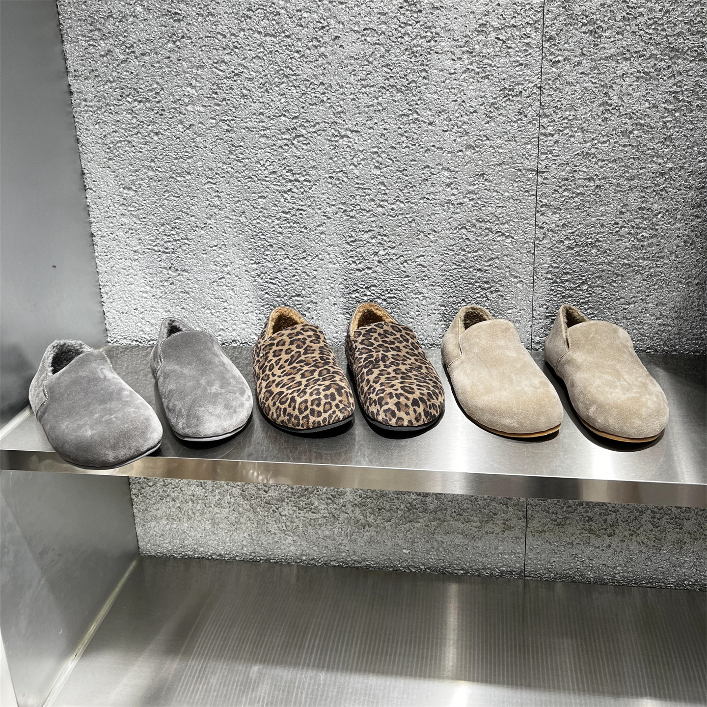 乐魔真皮羊毛保暖勃肯鞋欧货棉鞋