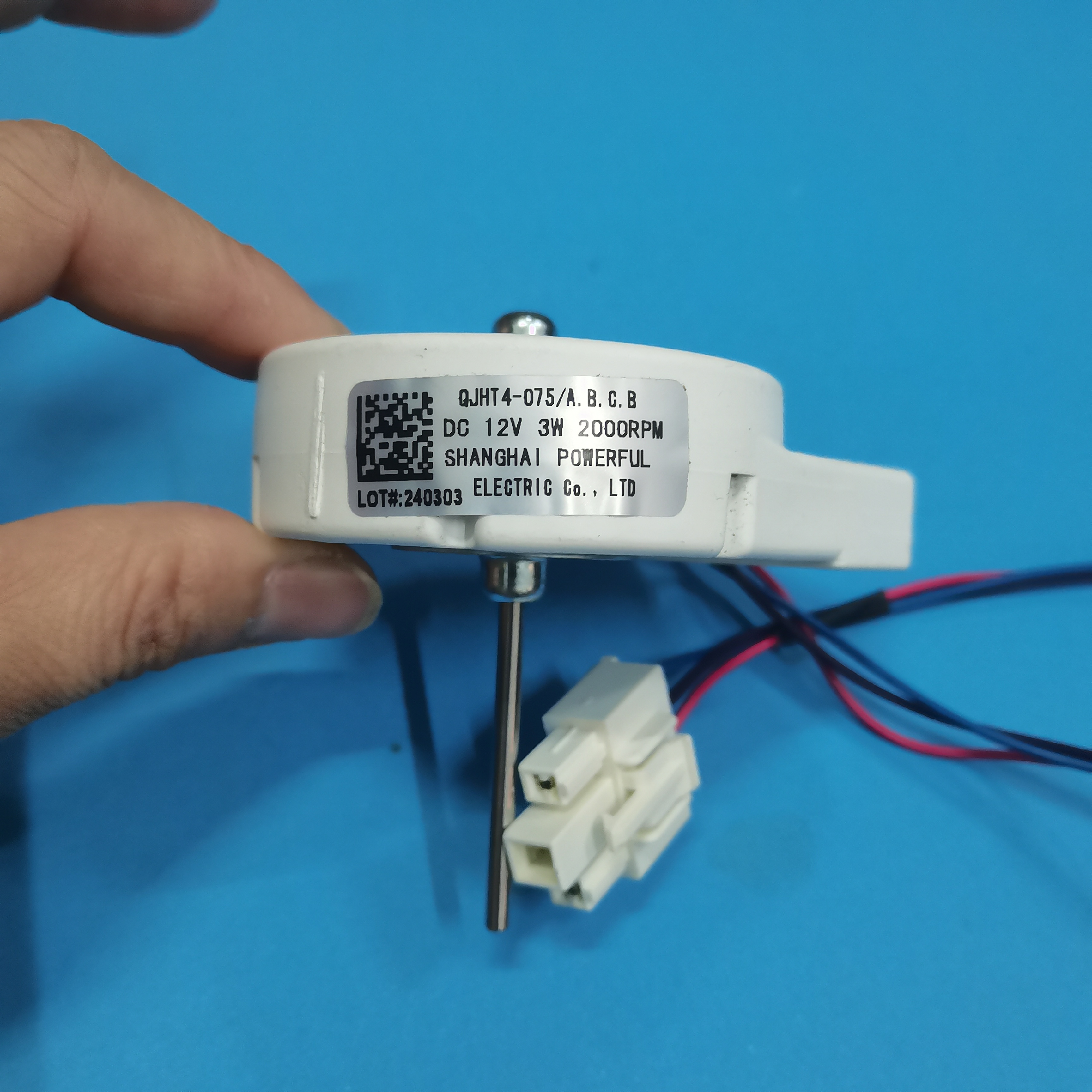 适用晶弘BCD-319WPQC冰箱冷藏冷冻电机风扇风机QJHT4-075/A.B.C.B