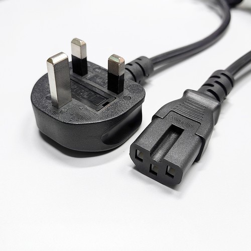 英标凹槽品字尾电源线