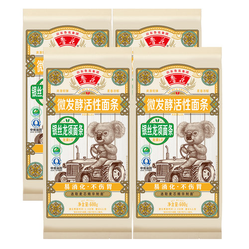 鲁花考拉系列银丝龙须挂面