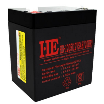 HE12V5A HB-1205 12V5A电瓶,12V5AH蓄电池,铅酸,免维护电池