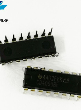 CD4098BE CD4098 DIP-16直插 双单稳态触发器芯片 全新现货