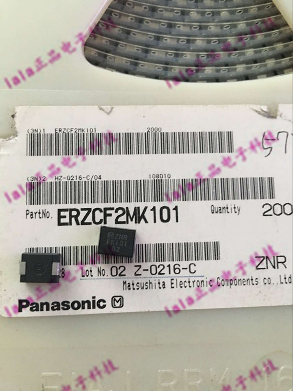 ERZCF2MK101 ZNR FK101 AC60V DC85V 200A 3225 松下贴片压敏电阻