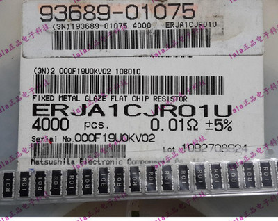 ERJA1CJR01U 贴片排阻 1225 R01 0.01R 5% 1.33W 电阻器网络阵列