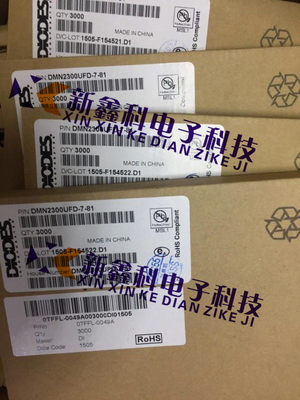 DMN2300UFD-7 DFN1212-3封装 20V 1.73A DMN2300UFD 全新原装正品