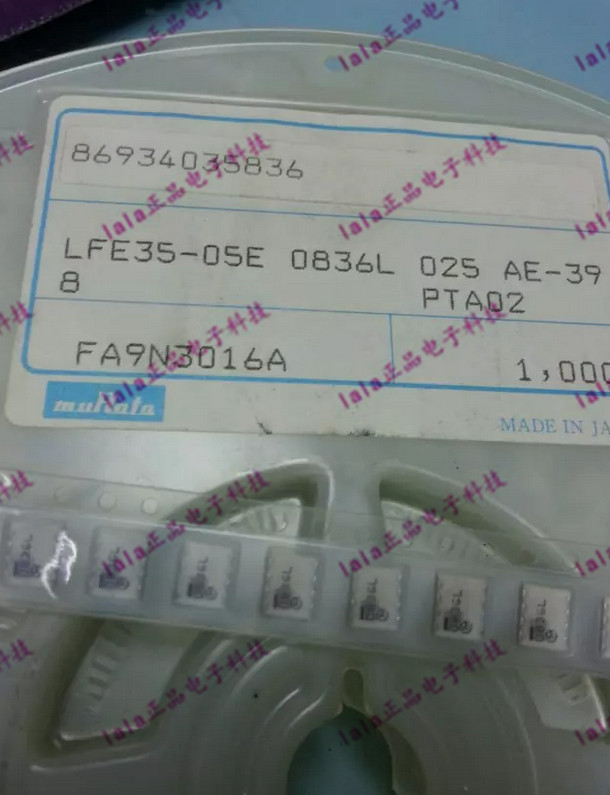 LFE35-05E0836L025 丝印：0836L RF滤波器 LFL55836MAE5-398