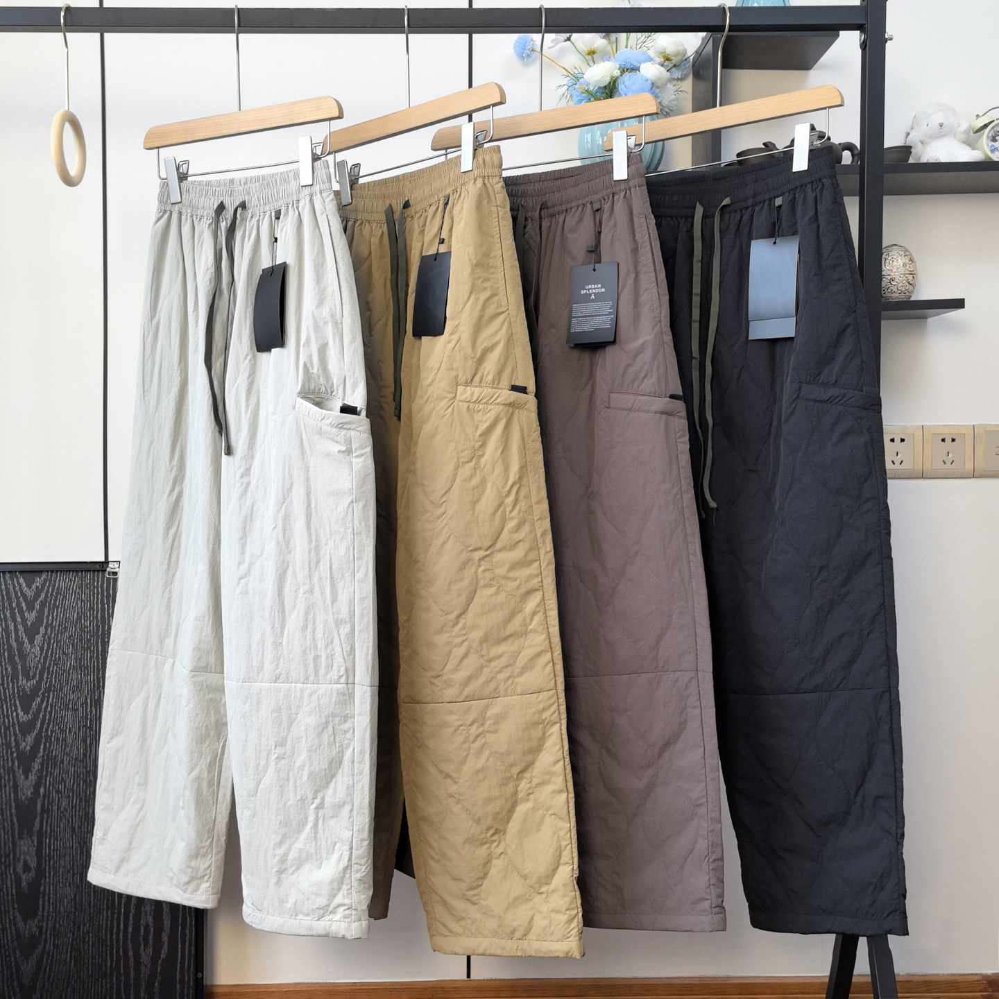 大厂订单！2025冬季户外机能防风防泼水夹棉加厚保暧滑雪裤棉裤女