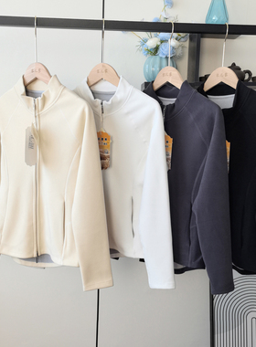 石墨烯自发热羊毛蚕丝蛋白舒适柔软双面绒修身显瘦立领保暖外套女