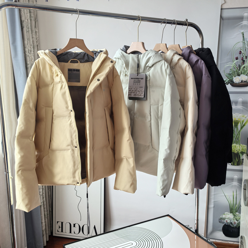 蓬松保暧白鸭绒羽绒服外套包邮