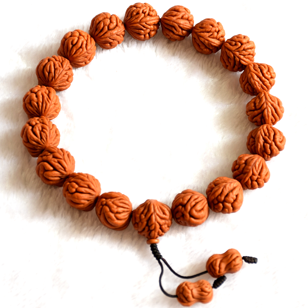 11mm精品陕西龙纹桃核金鱼肚手持