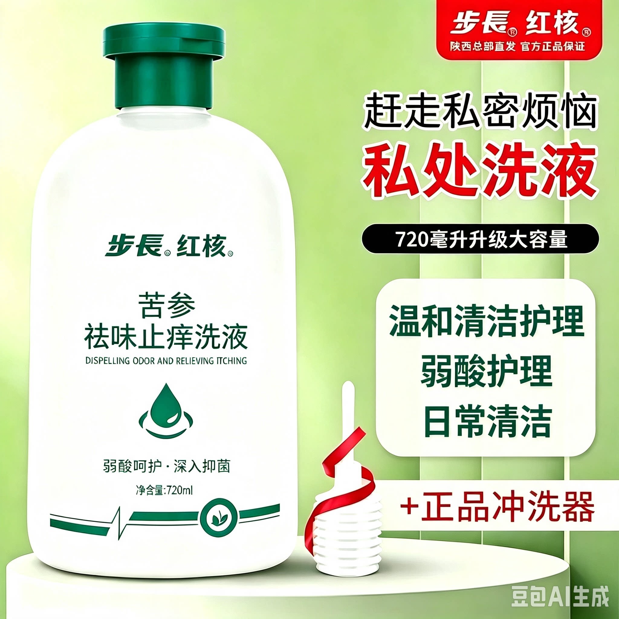 步长红核女性苦参洗液