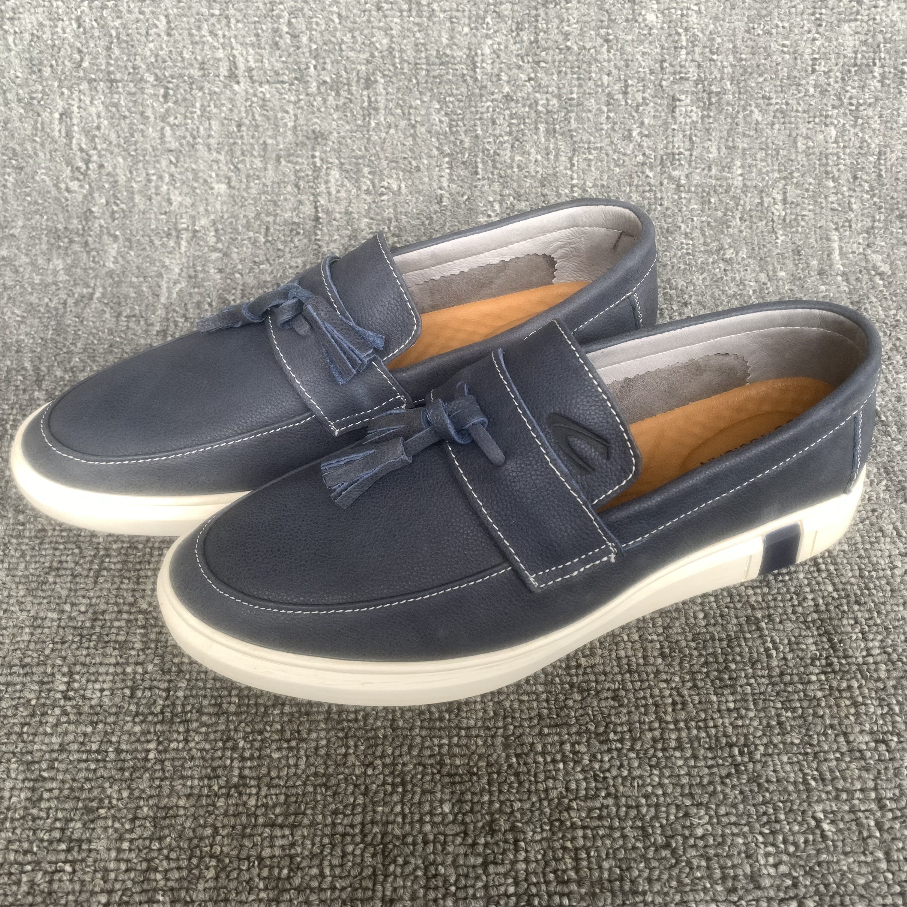 撤柜尾货男士真皮一脚蹬乐福鞋休闲流苏豆豆鞋懒人鞋舒适软底简约,流行男鞋,乐福鞋（豆豆鞋）,淘宝优惠券,粉丝福利购,淘宝优惠卷