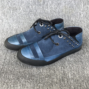 微瑕疵撤柜尾货公牛真皮男鞋断码特价清仓春秋透气舒适系带休闲鞋