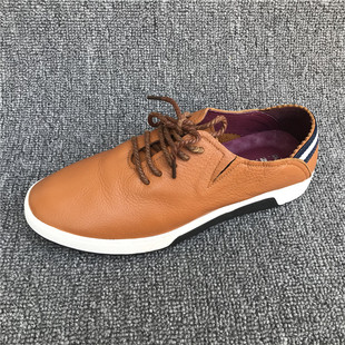 皮鞋 撤柜尾货公牛头层牛皮男鞋 捡漏春秋低帮鞋 断码 软皮系带休闲鞋