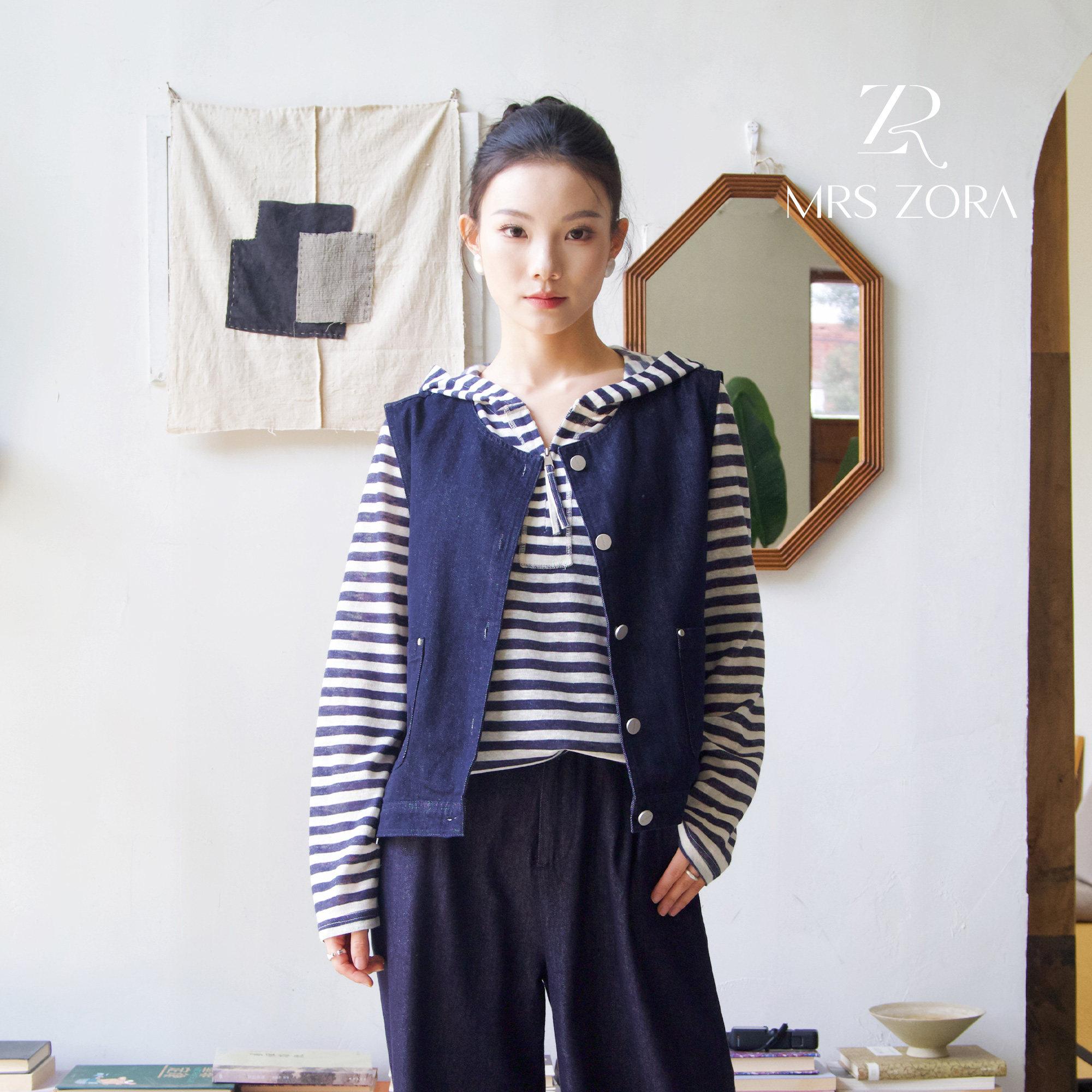 MRS ZORA佐拉新款牛仔马马夹