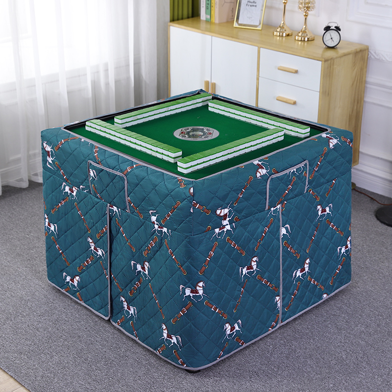 新款加厚麻将机桌布罩围罩麻将桌