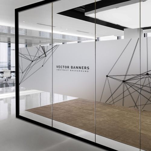 大气风几何遮挡透光彩色贴纸定制