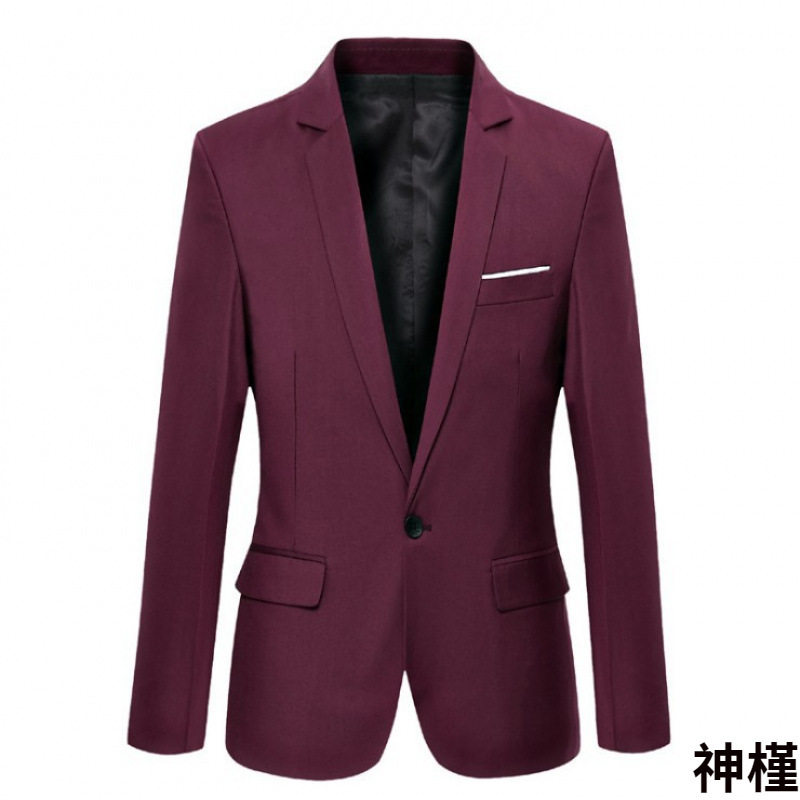 秋季新款2018男式休闲西装修身款小西服外套韩版潮流男装便西上衣