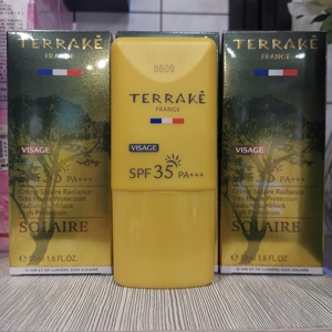 TERRAKE法国天芮羽薄臻效润白防晒乳多重防护防紫外线抗辐射正品