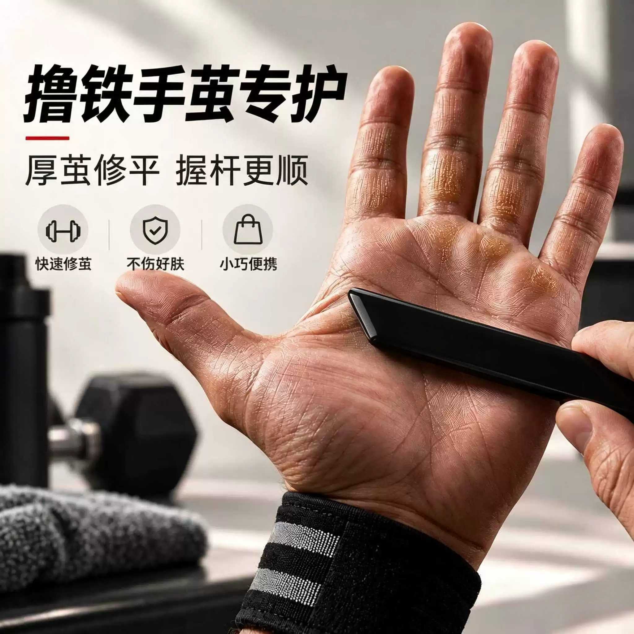 磨手死皮神器健身撸铁起茧男手部去老茧搓脚后跟修手指缝锉打磨器