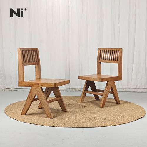 Ni+尼家昌迪加尔椅设计师款实木