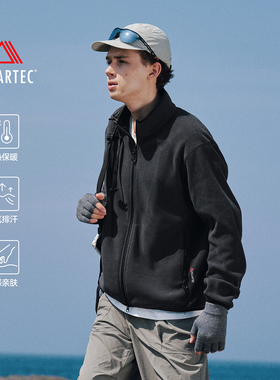 RESTICK【Polartec Micro】摇粒绒抓绒衣立领夹克外套中间层内胆