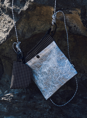 RESTICK Dyneema大力马粗苯超轻抗撕裂户外二合一斜挎包含耳机包