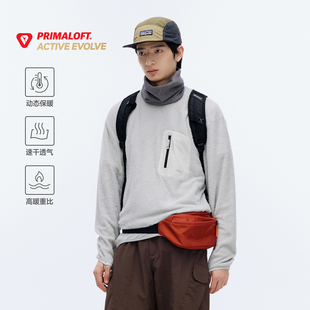 RESTICK「曙光2.0」170gsm PrimaLoft Evolve高暖P棉抓绒长袖T恤