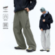 透气排汗直筒休闲裤 工装 裤 RESTICK城市户外机能弯刀阔腿裤 男春季