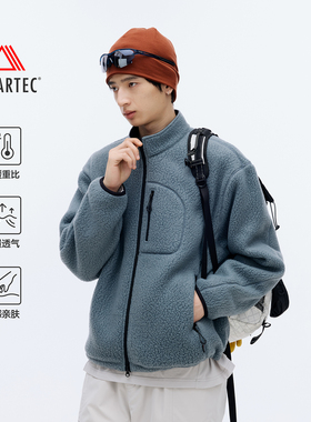 RESTICK【Polartec THERMAL PRO】立领摇粒绒抓绒衣外套户外夹克