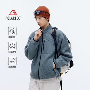 RESTICK【Polartec THERMAL PRO】立领摇粒绒抓绒衣外套户外夹克
