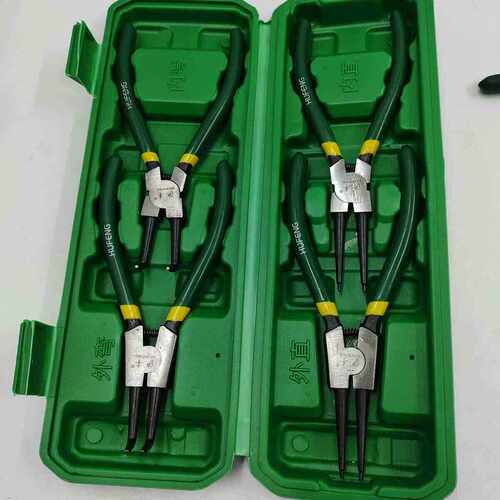 4-Piece 7 Inch Snap Ring Pliers Set Internal External