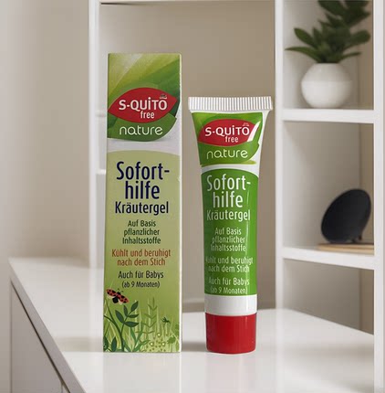 德国dm进口S-quito free宝宝婴儿驱蚊止痒膏儿童防蚊虫叮咬膏凝露