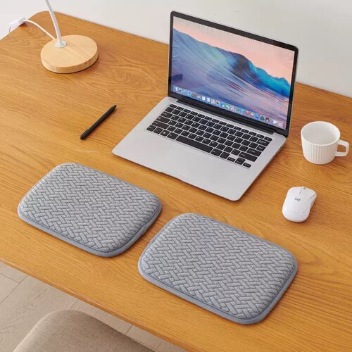 海绵手肘垫办公桌面游戏垫灰色