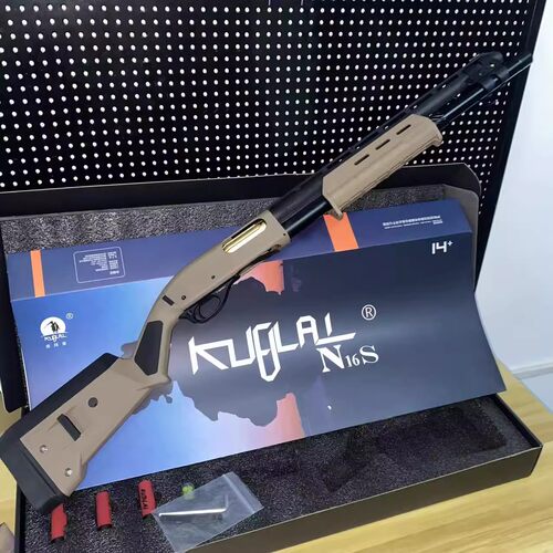 KUBLAI库拜莱N16雷明顿M870喷子抛壳软弹玩具枪N16S战术版