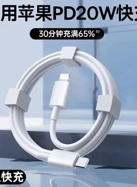 适用苹果14快充iPhone12线PD快充头充电线13/11pro/max平板数据线